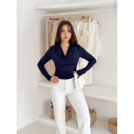 231247 LACİVERT BLUZ