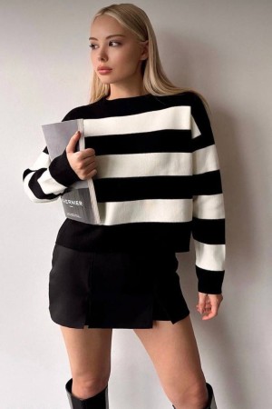 231328 ÇİZGİLİ KAZAK