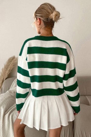 231347 STRIPED CARDIGAN