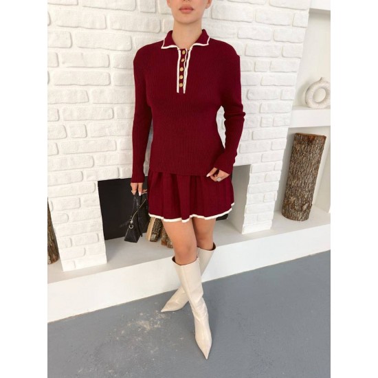 231358 Burgundy "Skirt team"