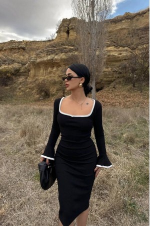 231374 SİYAH ELBİSE