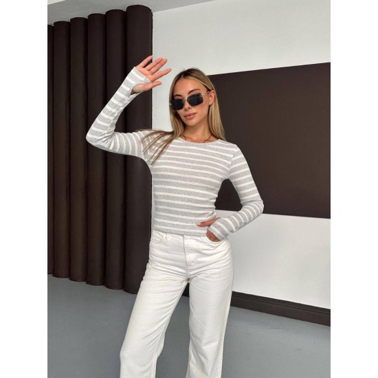 231389 ÇİZGİLİ BLUZ