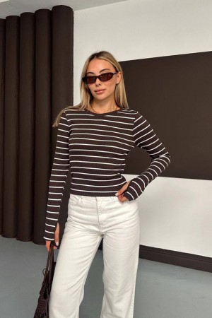 231390 ÇİZGİLİ BLUZ