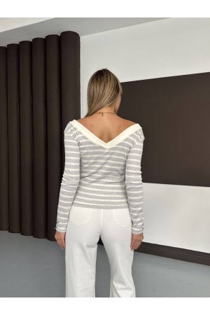 231394 ÇİZGİLİ BLUZ