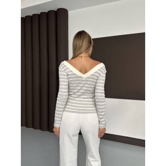 231394 ÇİZGİLİ BLUZ