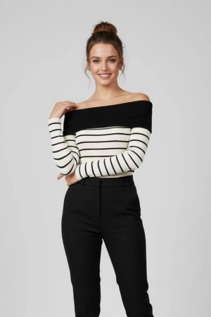 231409 ÇİZGİLİ BLUZ