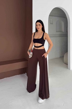 231446 COFFEE TROUSERS