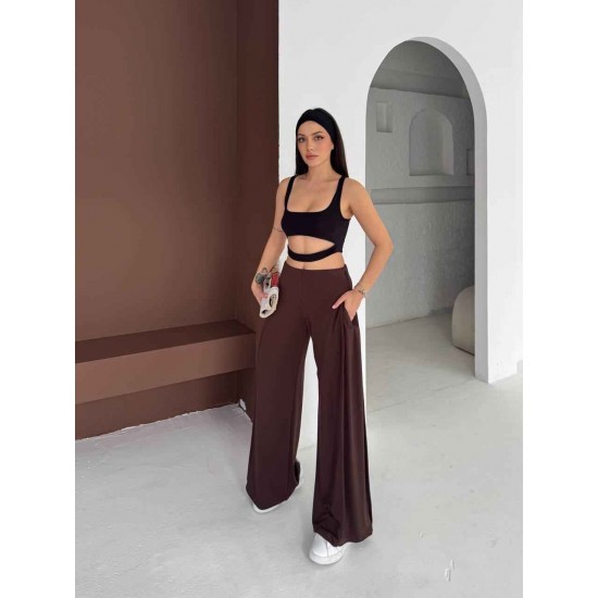 231446 COFFEE TROUSERS