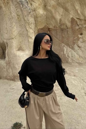 231451 SİYAH BLUZ