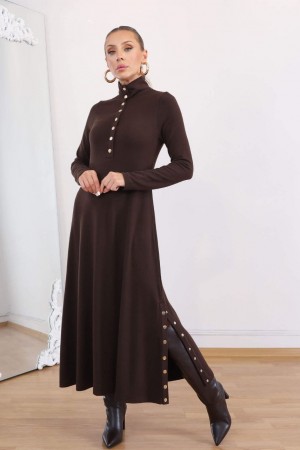 231456 KAHVE ELBİSE