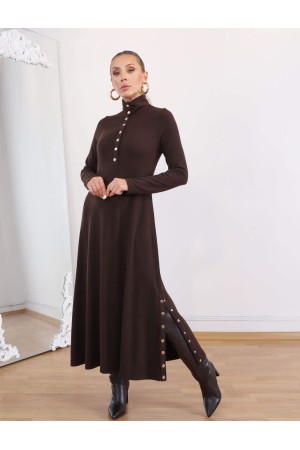 231456 KAHVE ELBİSE