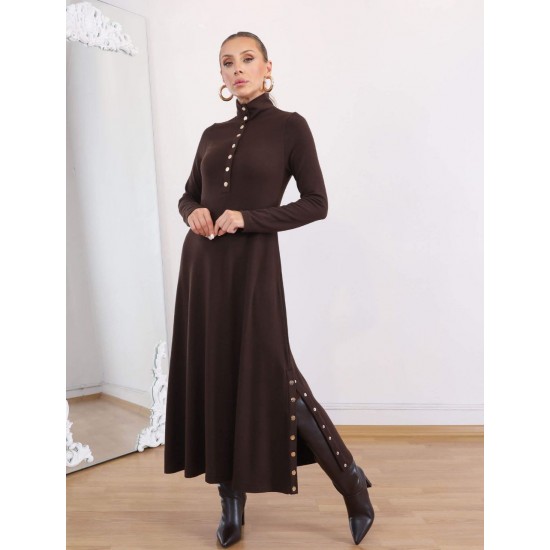 231456 KAHVE ELBİSE