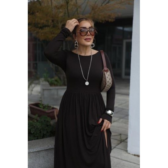 231467 KAHVE ELBİSE