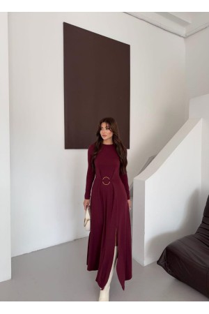 231499 BORDO ELBİSE