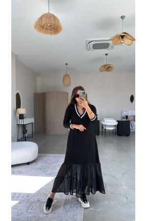 231513 SİYAH ELBİSE