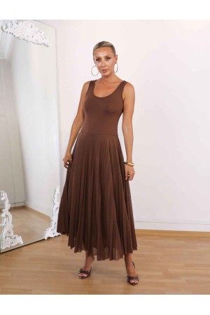 231518 KAHVE ELBİSE