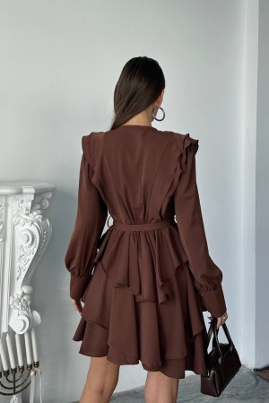 231609 KAHVE ELBİSE