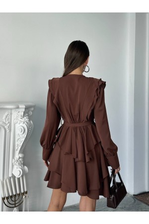 231609 KAHVE ELBİSE