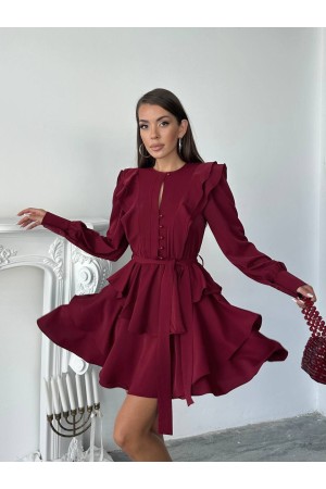 231611 BORDO ELBİSE