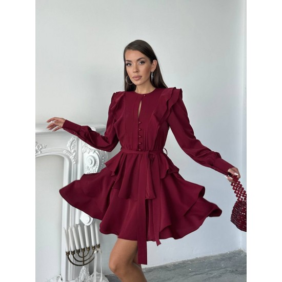 231611 BORDO ELBİSE