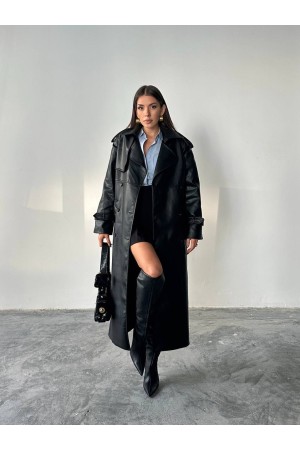 231613 SİYAH TRENÇKOT