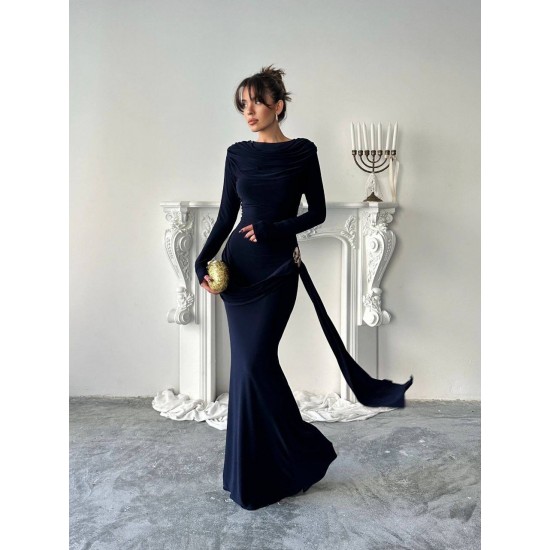 231626 "NAVY BLUE" "Evening dress"