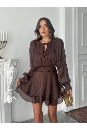 231650 KAHVE ELBİSE