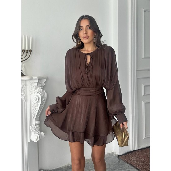 231650 KAHVE ELBİSE