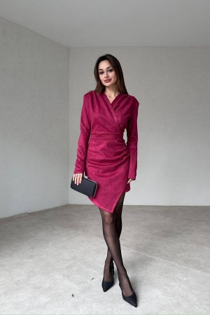 231664 BORDO ELBİSE