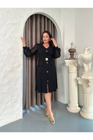 231792 SİYAH ELBİSE