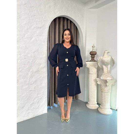 231794 "NAVY BLUE" DRESS