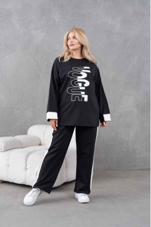 231832 SİYAH EŞOFMAN TAKIM