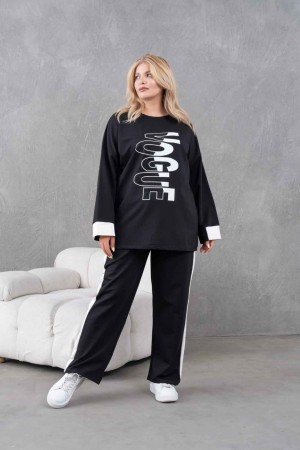 231832 SİYAH EŞOFMAN TAKIM