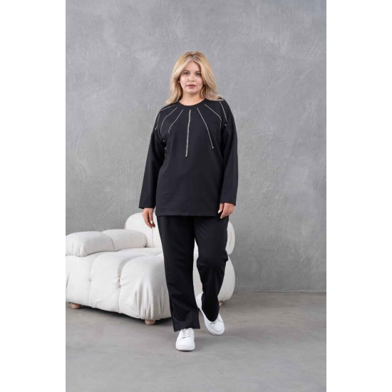 231837 SİYAH EŞOFMAN TAKIM