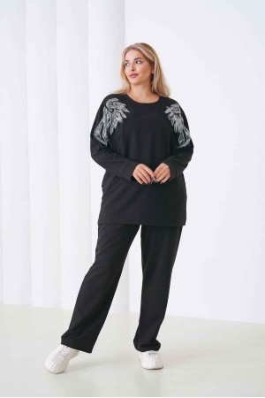 231838 SİYAH EŞOFMAN TAKIM