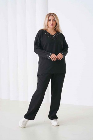 231841 SİYAH EŞOFMAN TAKIM