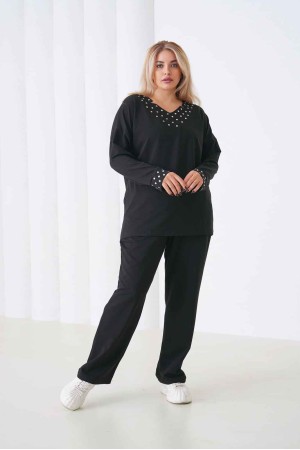 231841 SİYAH EŞOFMAN TAKIM