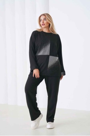 231842 SİYAH EŞOFMAN TAKIM