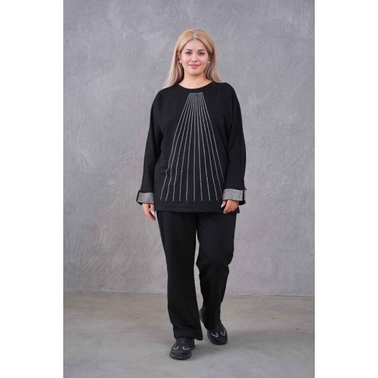 231846 SİYAH EŞOFMAN TAKIM