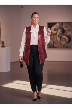 231871 RED WAISTCOAT