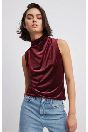 231888 Burgundy BLOUSE