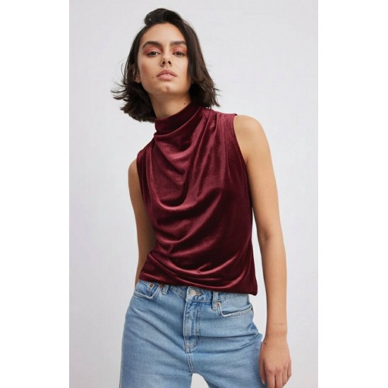 231888 Burgundy BLOUSE