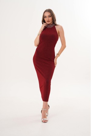 231903 Burgundy "Evening dress"