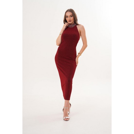231903 Burgundy "Evening dress"