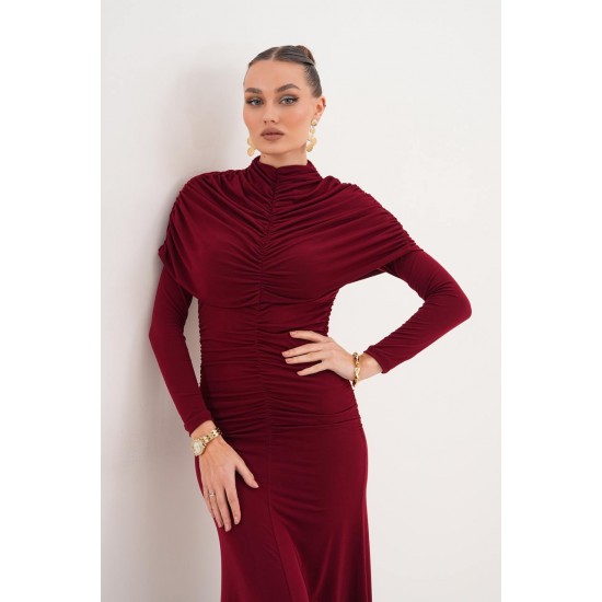 231905 Burgundy "Evening dress"