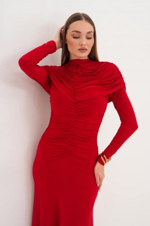 231907 RED "Evening dress"