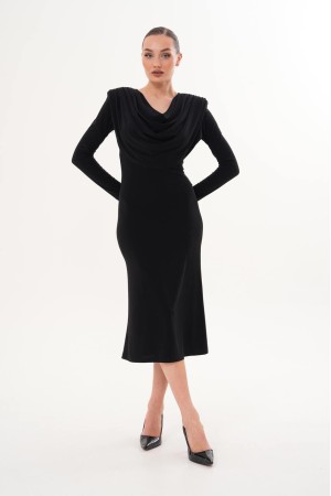 231911 SİYAH ELBİSE