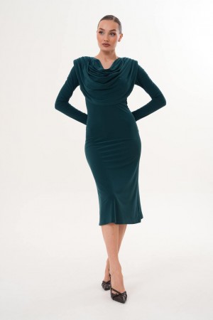 231916 "Emerald green" DRESS