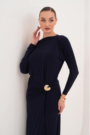 231923 LACİVERT ELBİSE