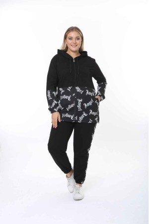 92117 TOPTAN SİYAH EŞOFMAN TAKIM